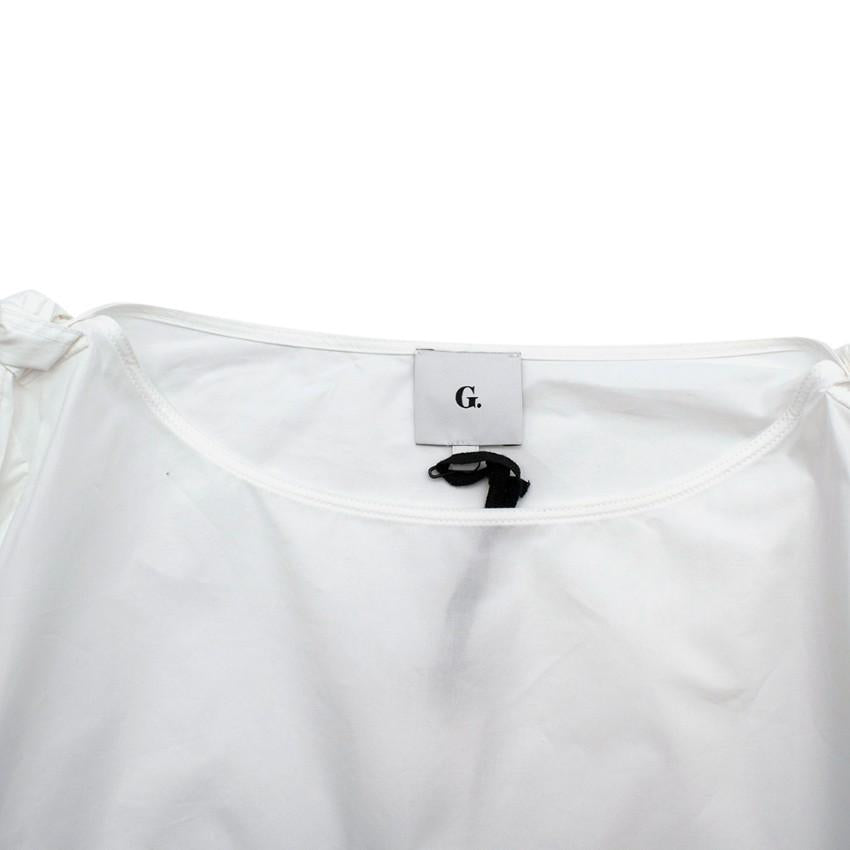 Goop Kalei Tie Shoulder Top in White