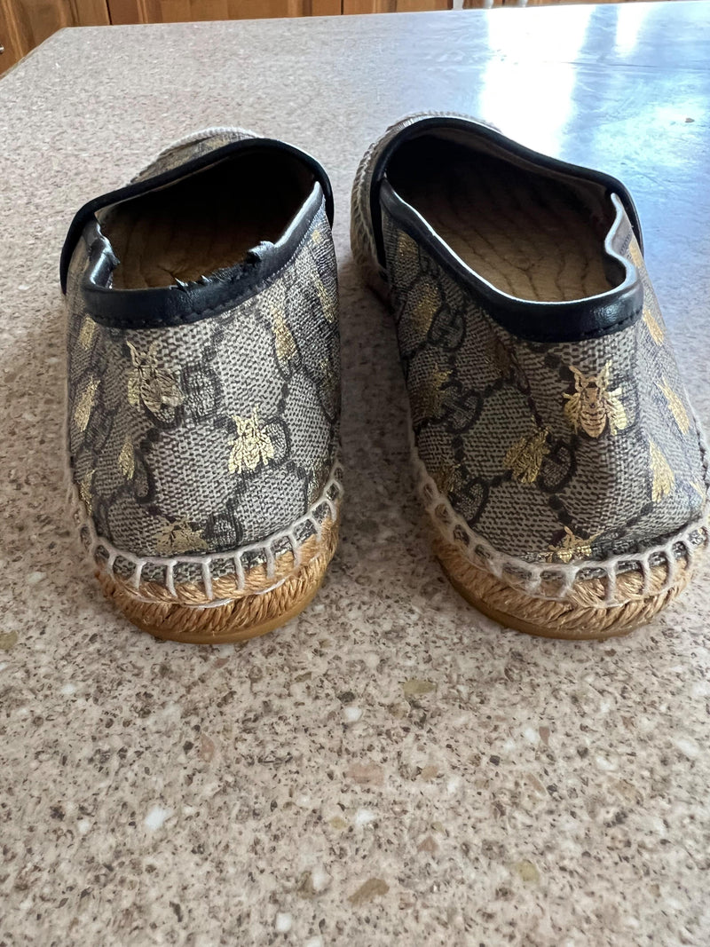 Gucci Bee Motif Espadrilles