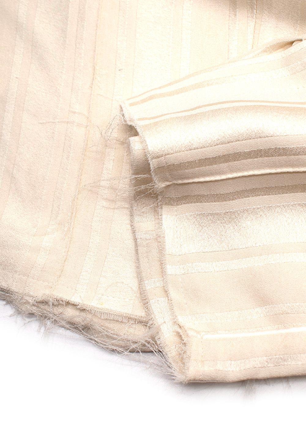 Golden Goose Cream SStar Print Split Hem Joggers
