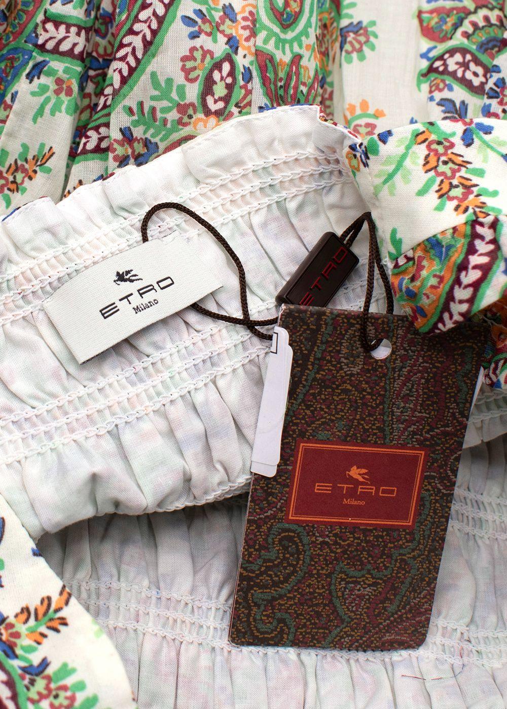 Etro Kids Paisley Print Sundress