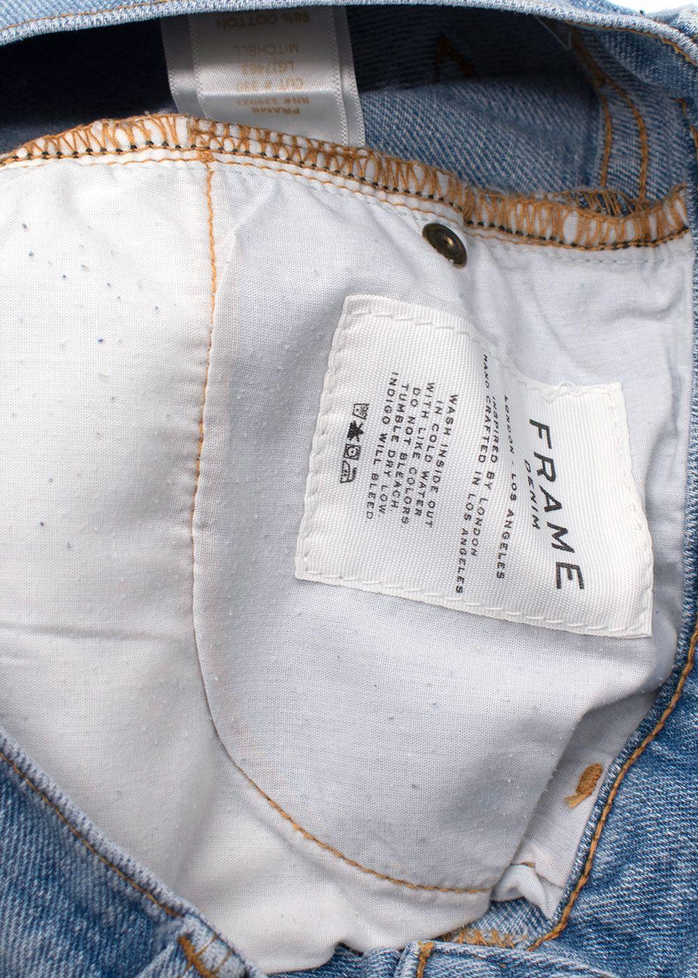 Frame Light Wash Le Garcon Jeans