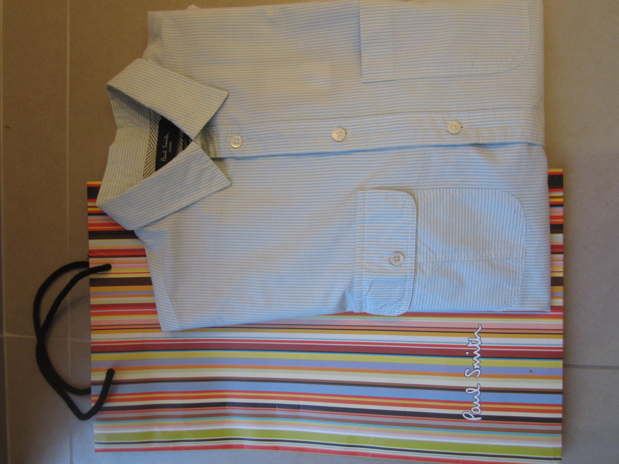Paul Smith Striped green shirt