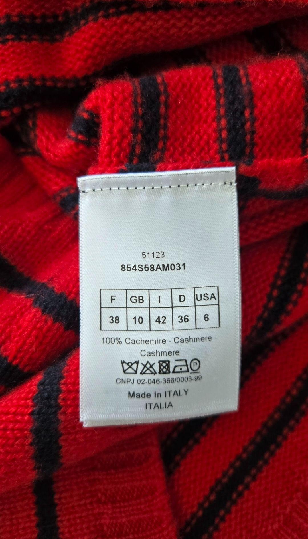 J'Adior 8 Striped Cashmere Jumper