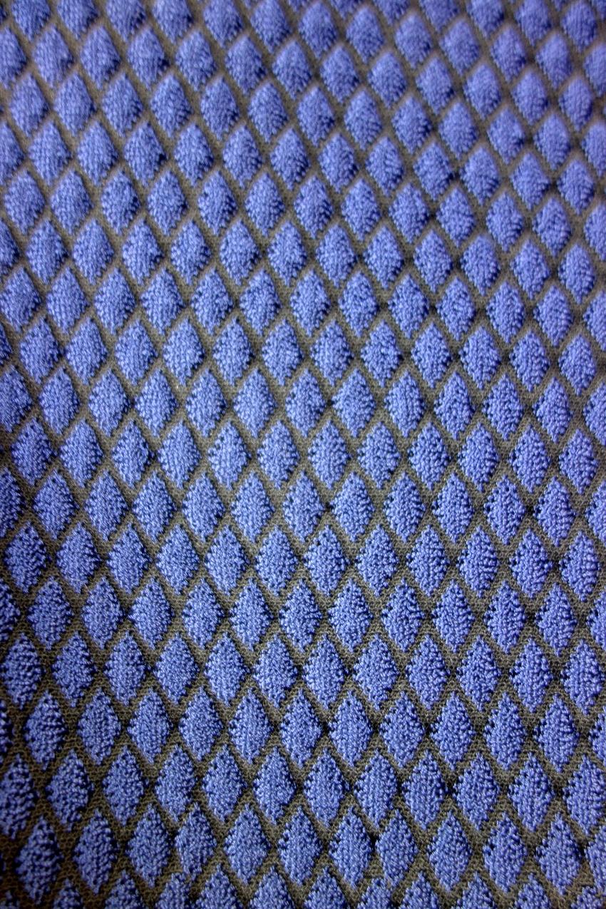 RVN Blue Textured Skater Dress