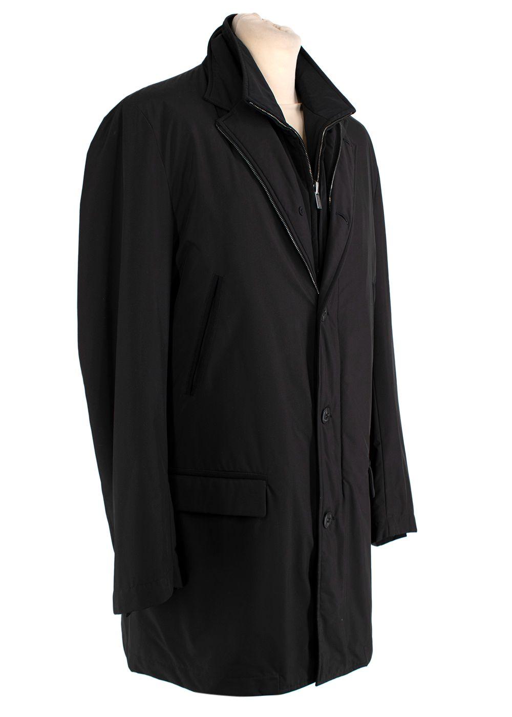 Black Double Layer Jacket