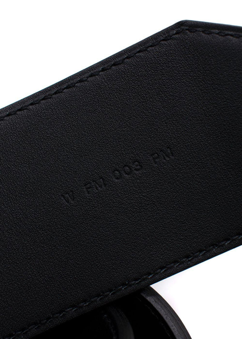 Hermes Noir Kelly Pocket Bag Strap with Gold Hardware