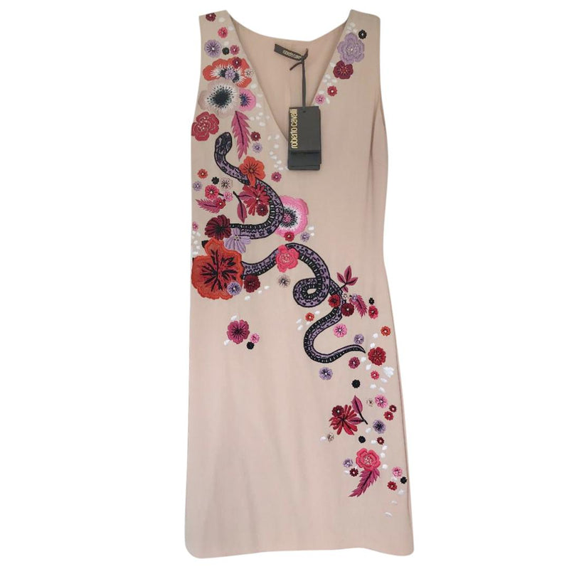 Roberto Cavalli Embroidered Dress