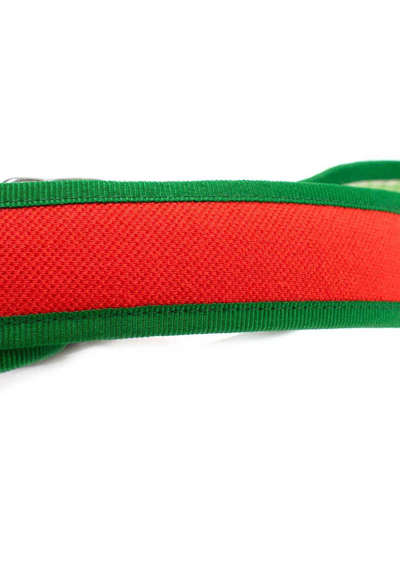 Escadrille Orange and Green Fabric Belt
