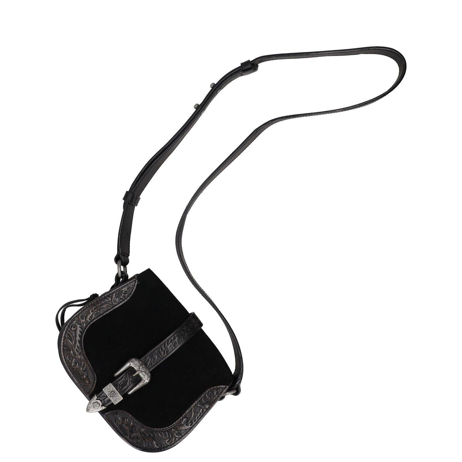 Polo Ralph Lauren Buckled Saddle Crossbody Bag
