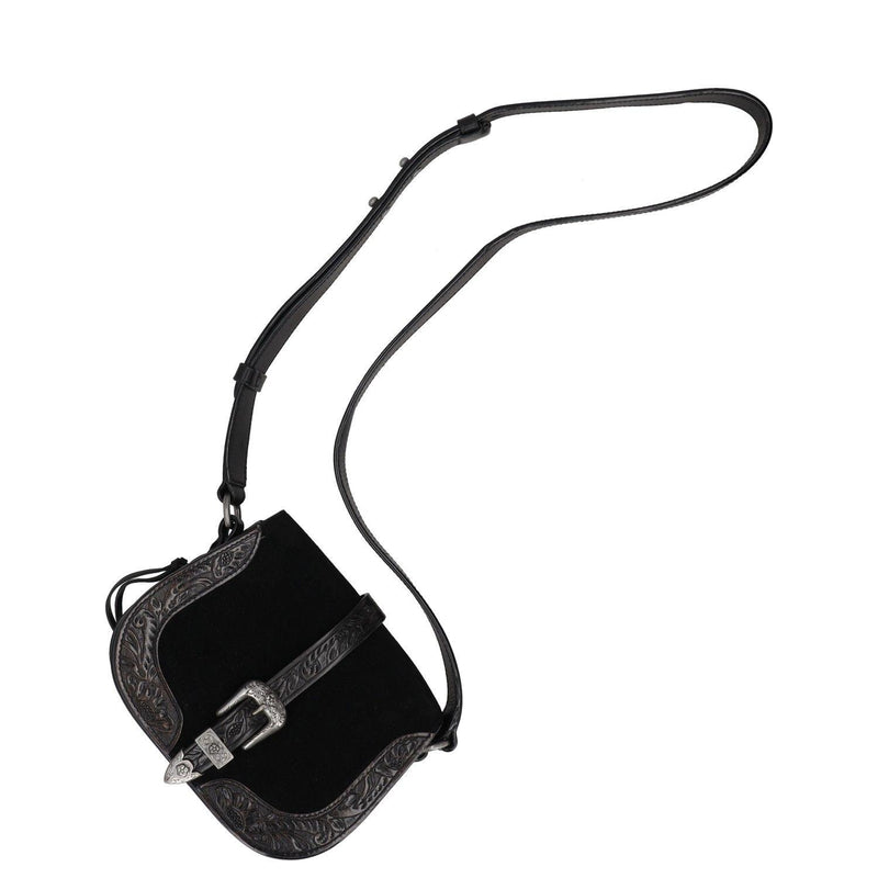 Polo Ralph Lauren Buckled Saddle Crossbody Bag