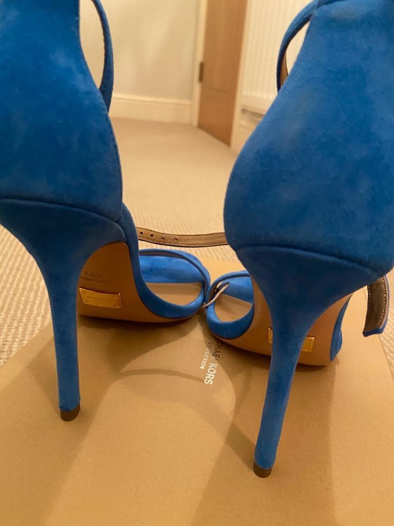 Michael Kors Blue Jacqueline Sandals
