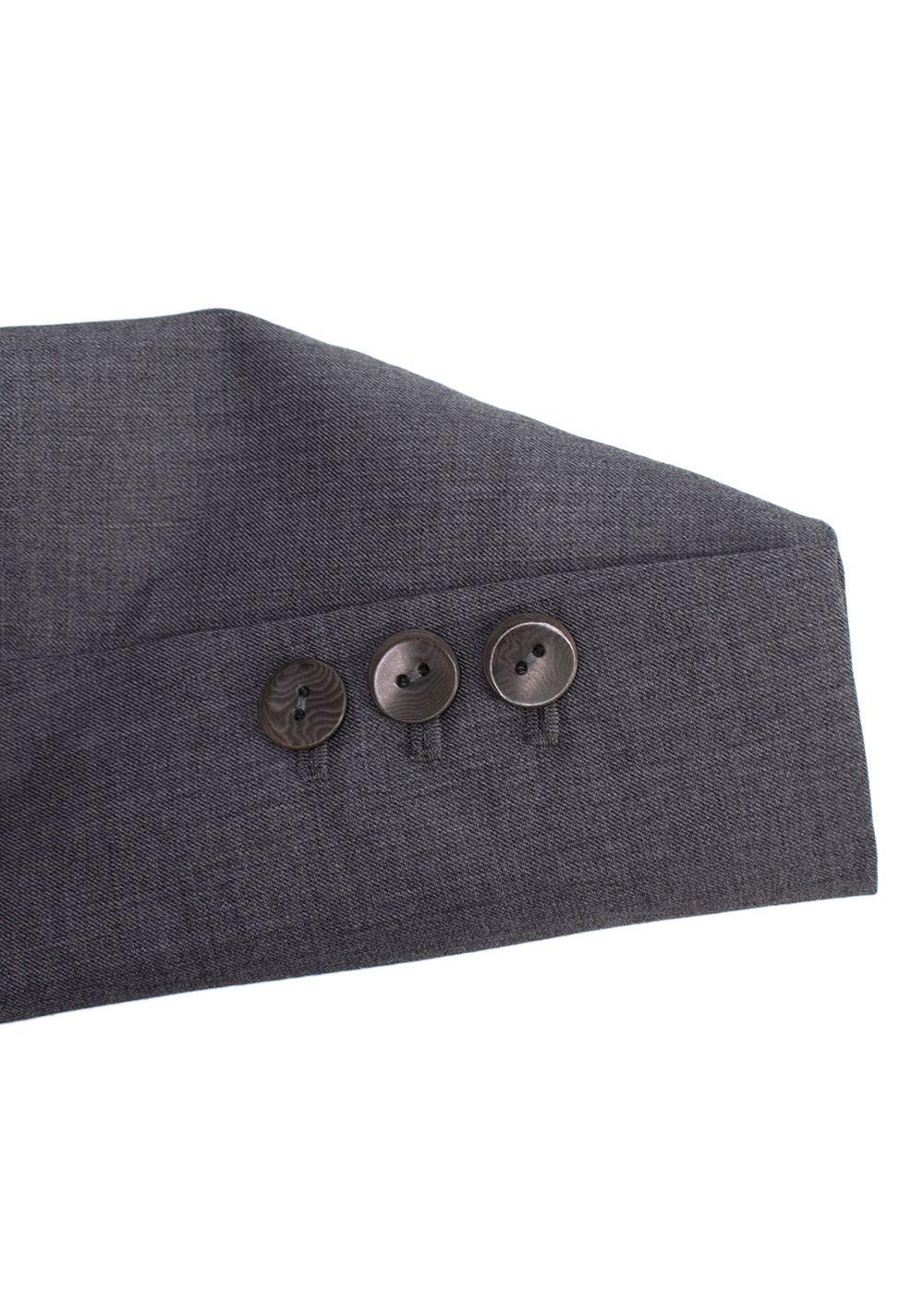Maria McManus Grey Double Breasted Blazer