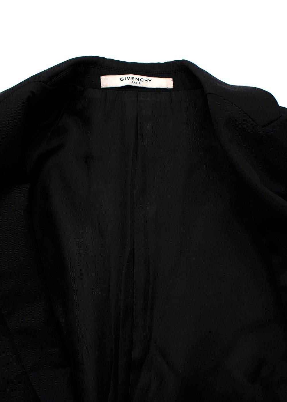 Givenchy Slim Fit Tailored Black Blazer