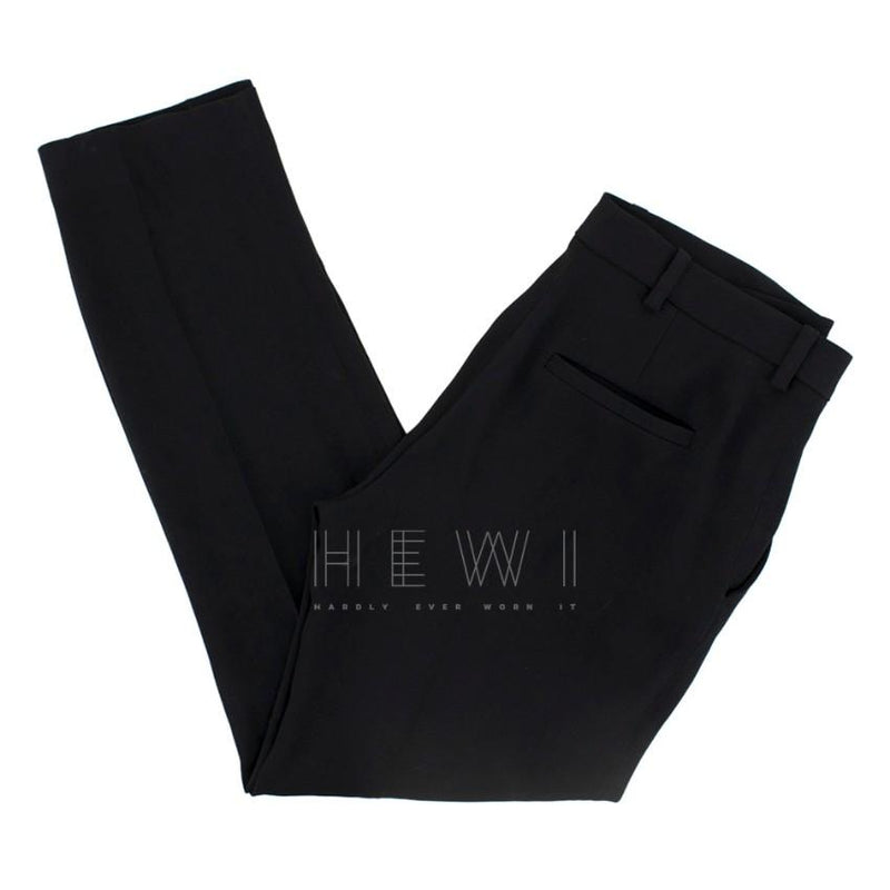 Vanessa Bruno Black Crepe Tailored Trousers