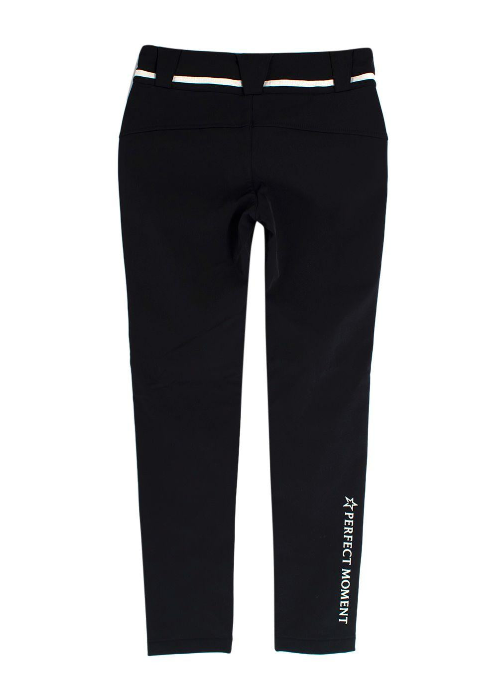 Perfect Moment Black and White Aurora Skinny Ski Pants