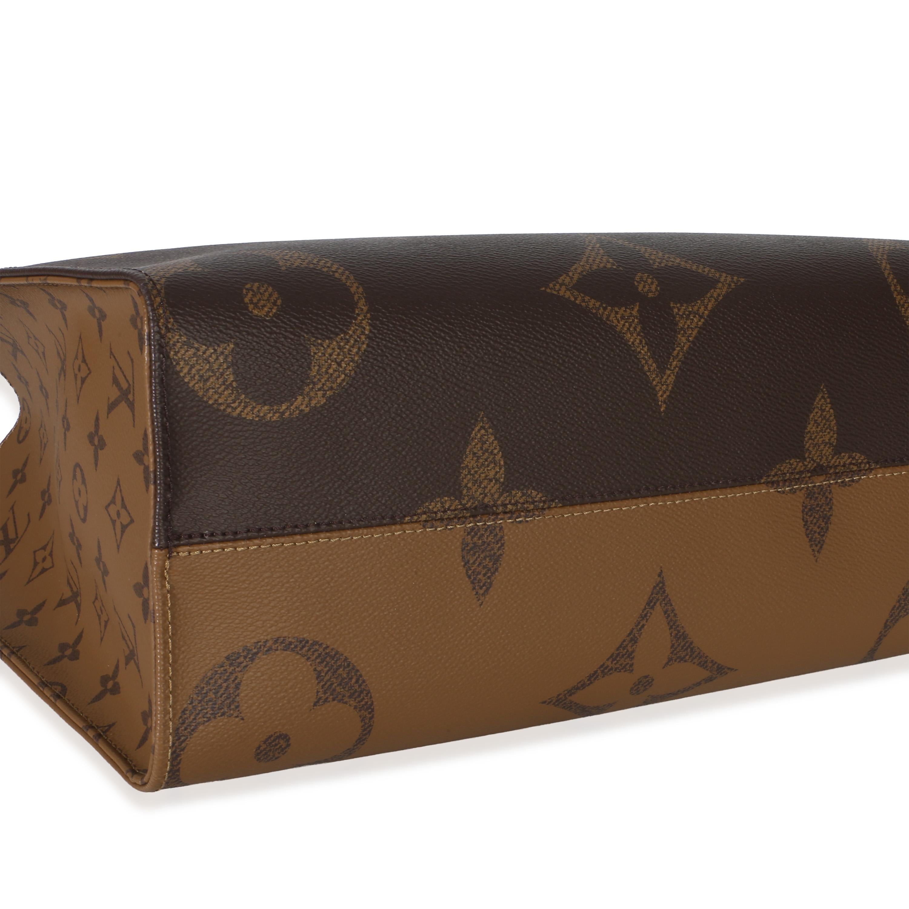Louis Vuitton Coated Canvas Monogram Reverse  Onthego MM