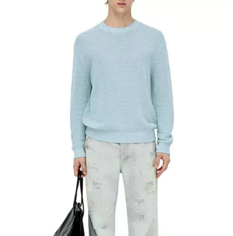 Frame Textured Wool-Blend Sweater