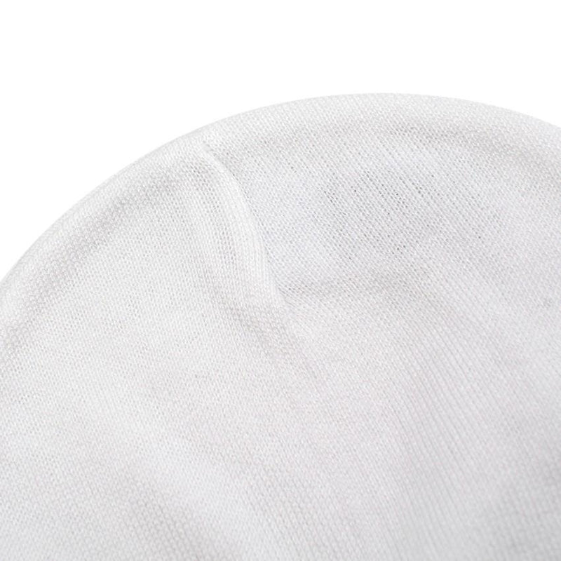 Il Trenino White Soft Cotton Artisanal Beanie