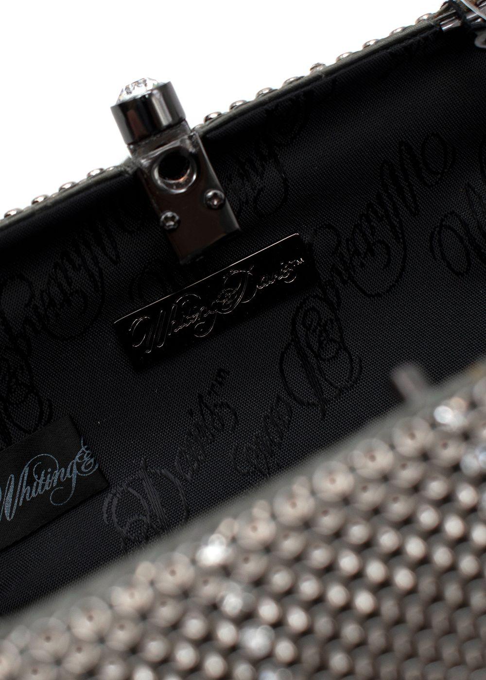 Dimple Mesh Clutch Pewter