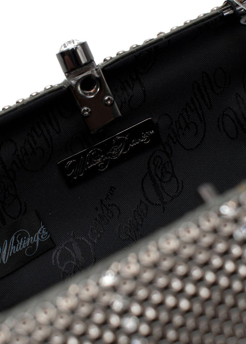 Dimple Mesh Clutch Pewter