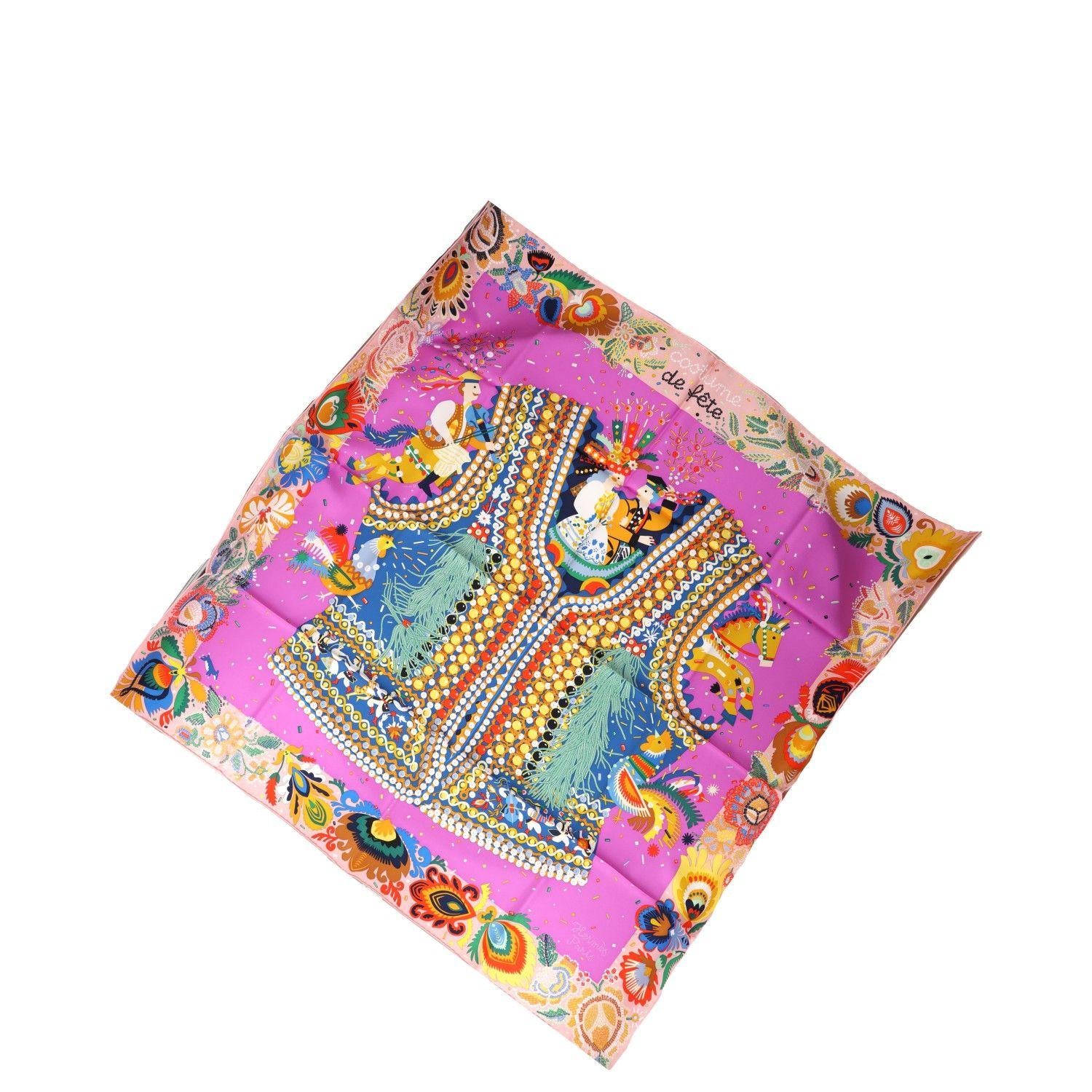 Hermes Costume De Fete Scarf 90