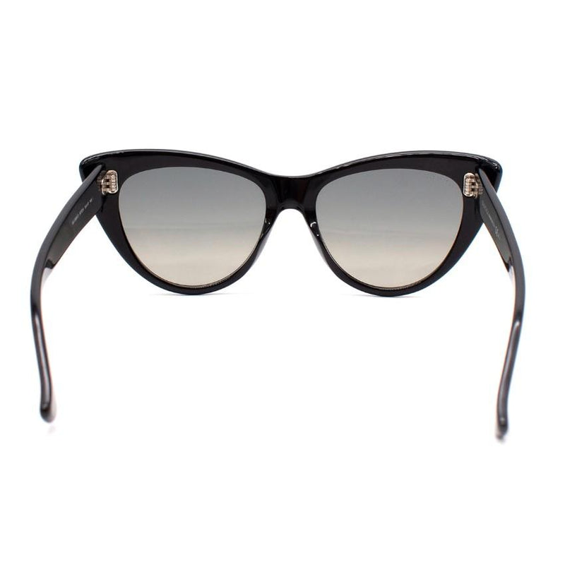 Gucci Black Cat Eye Mother of Pearl Embellished Sunglasses