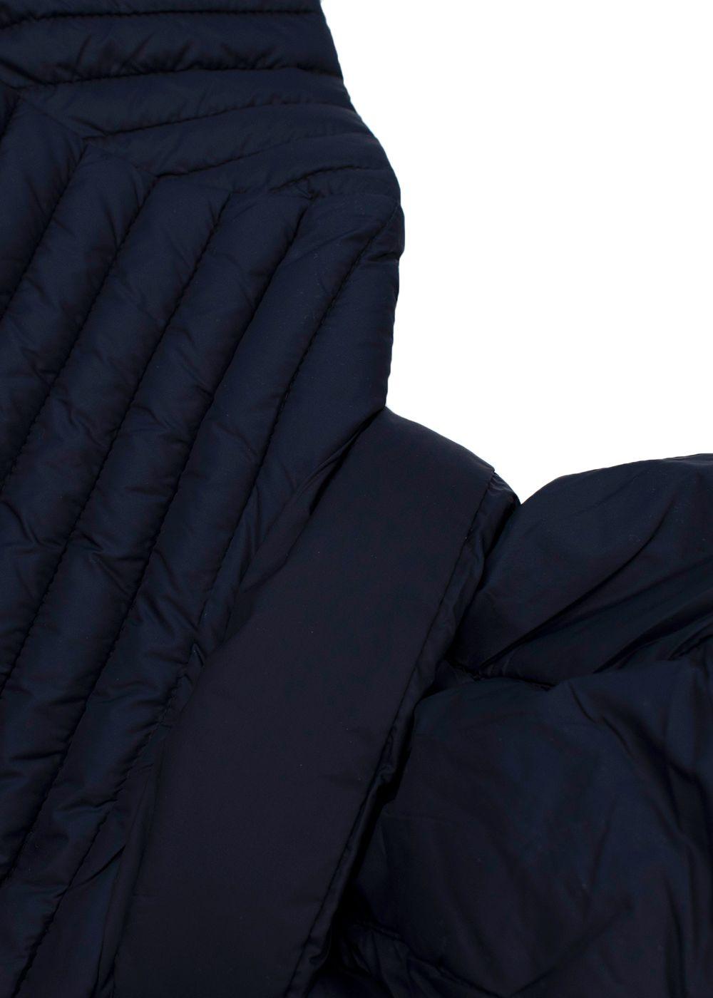 kids 4Y navy blue quilted puffer jacket