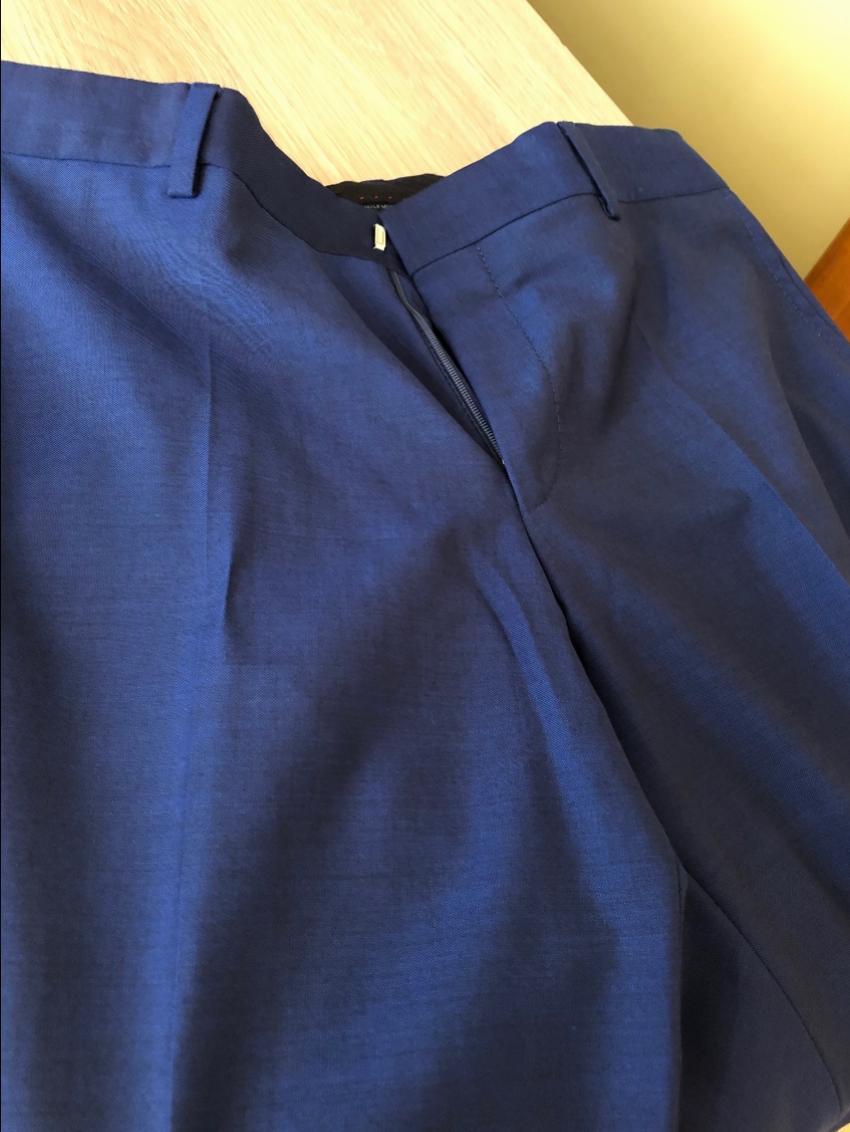 Tommy Hilfiger Blue Mens Single Breasted Suit