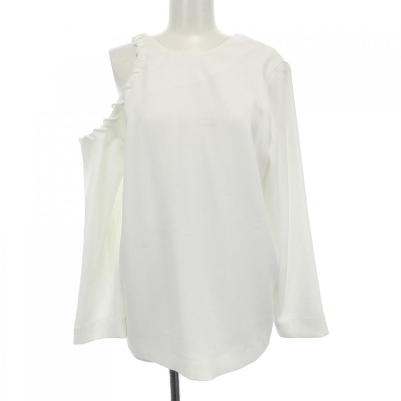 Ivory crepe blouse