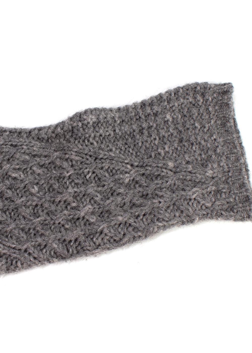 Max Mara Grey Wool Blend Jumper