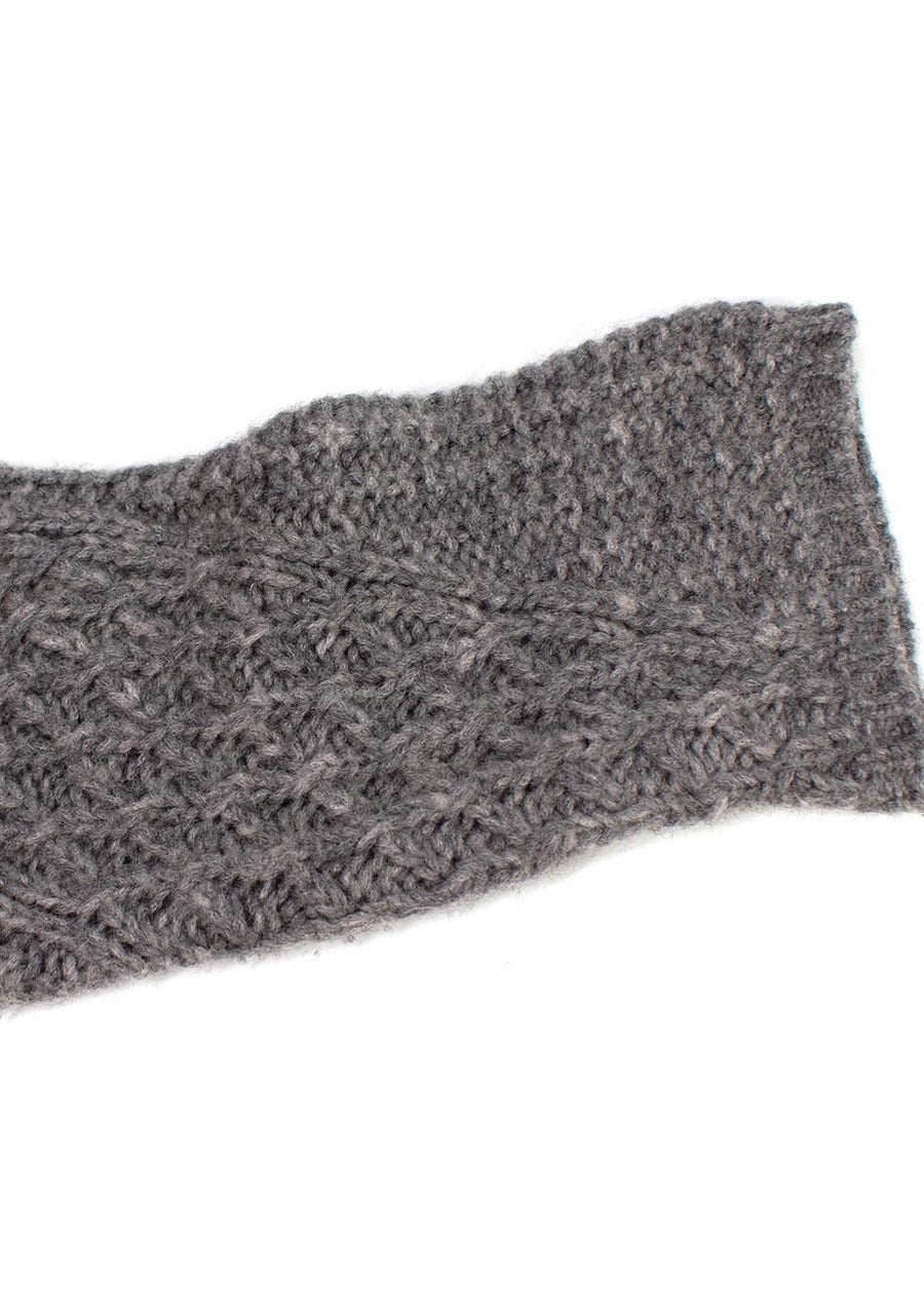 Max Mara Grey Wool Blend Jumper