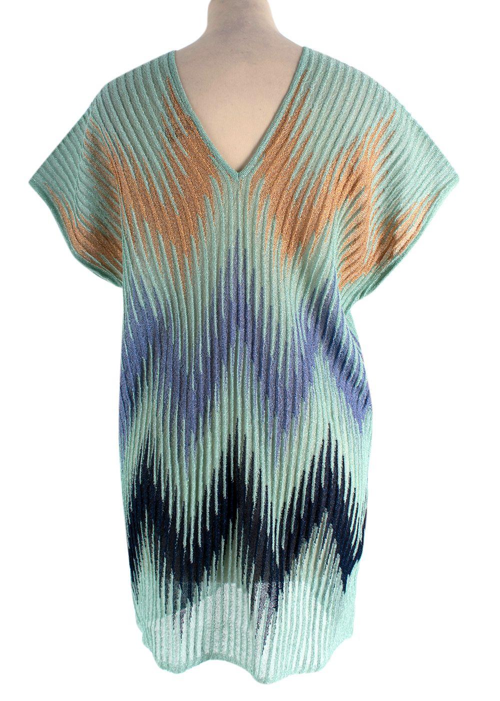 Missoni Lurex Sleeveless Striped Metallic Top
