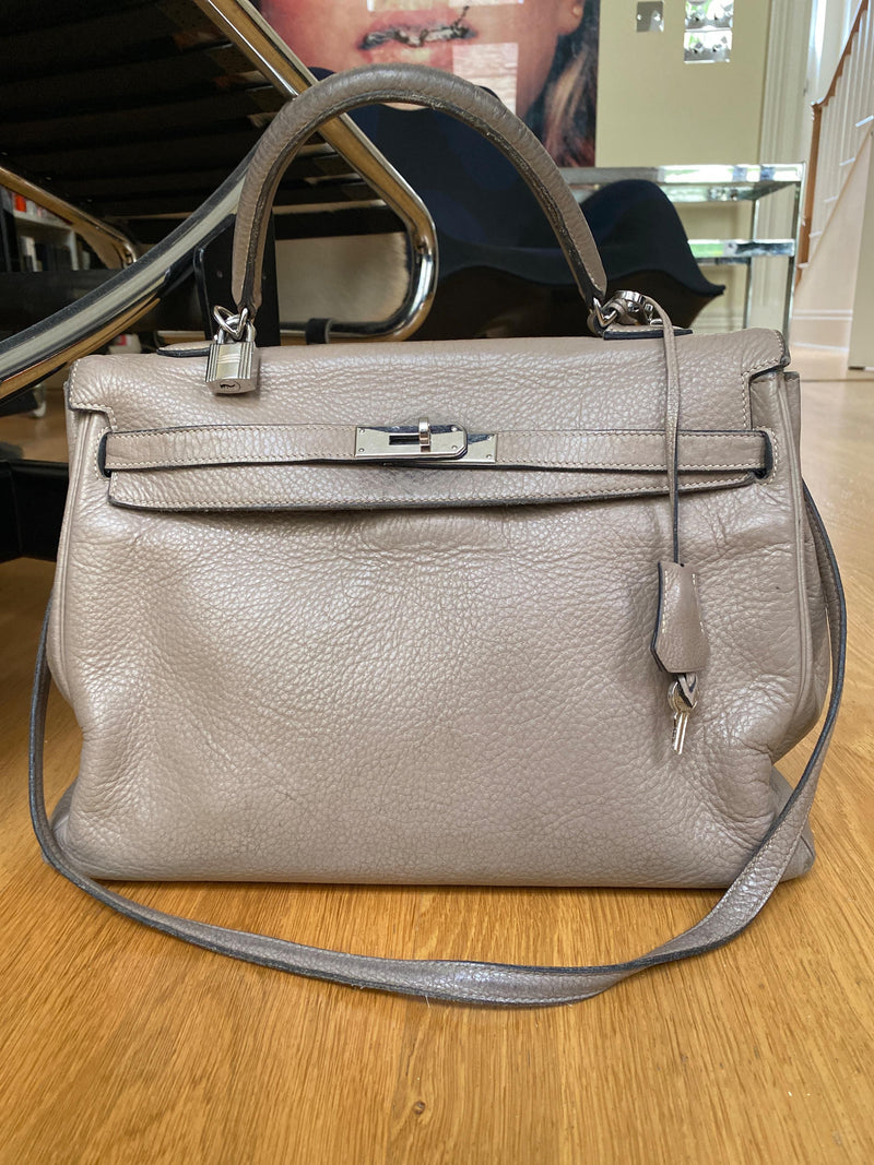 Clemence Leather Kelly 35 PHW