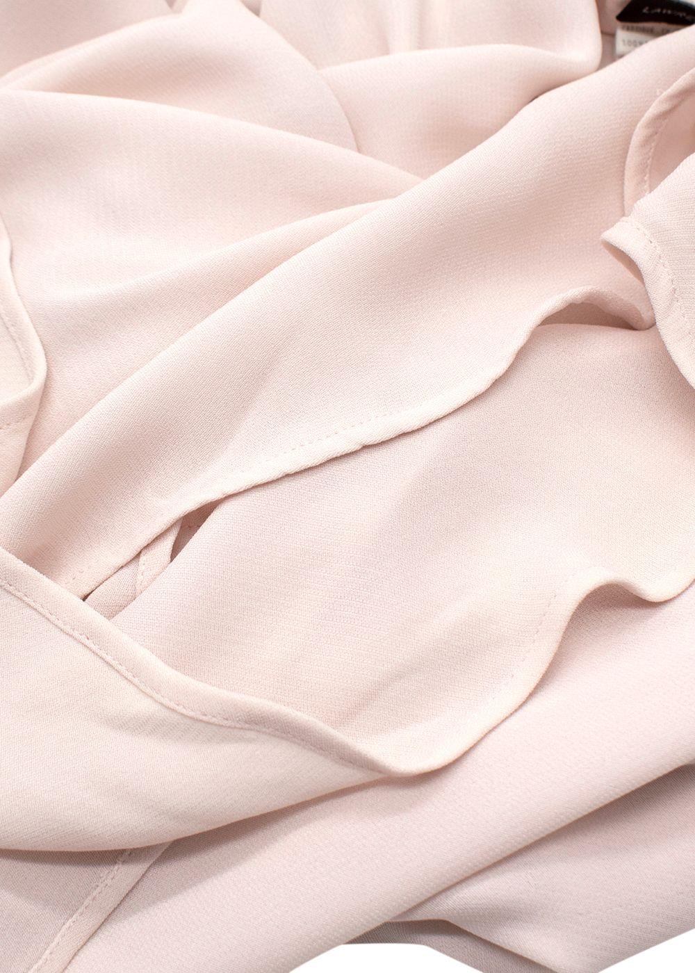 Lawrence Steele Pale Pink Backless Dress