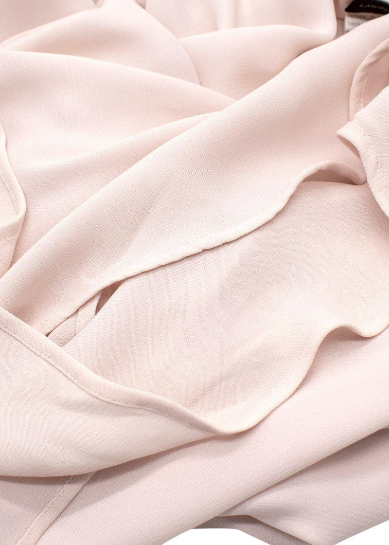 Lawrence Steele Pale Pink Backless Dress