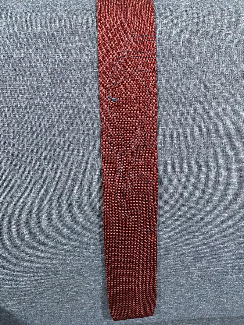 Silk Knitted Square Tie