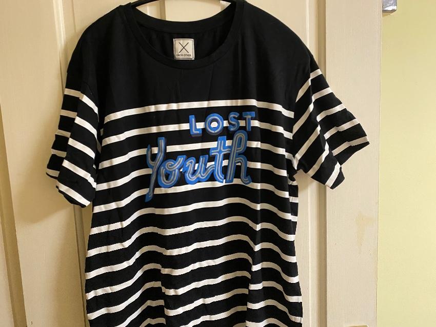 Each x Other Striped Embroidered T-Shirt