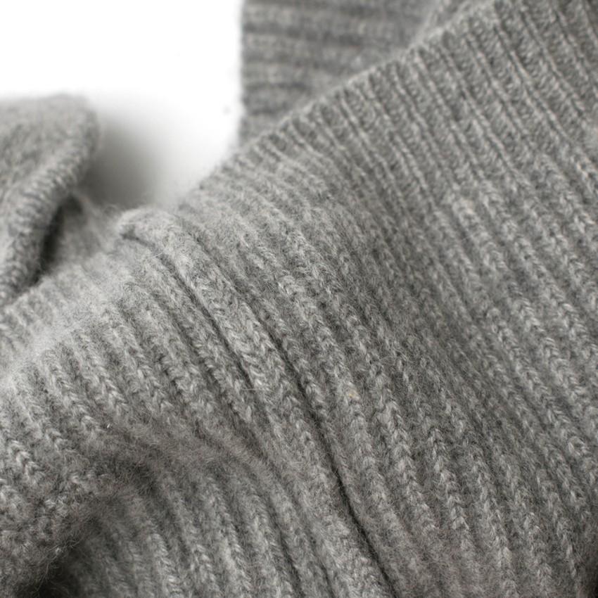 Oscar Et Valentine 9M Grey Shawl Knit Cardigan