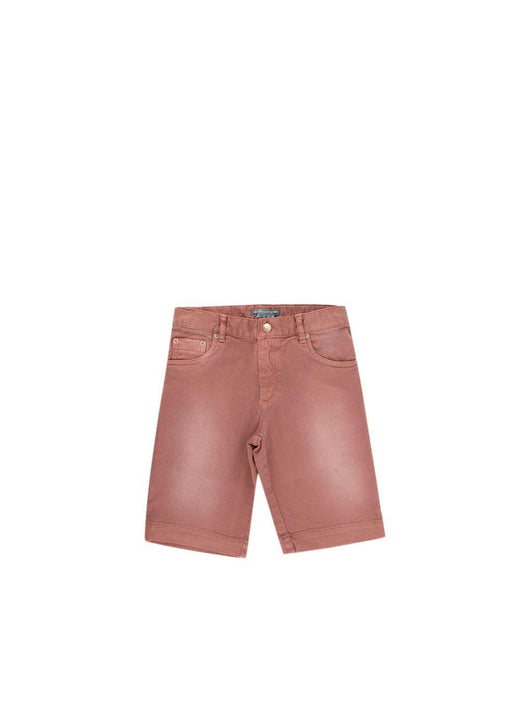 Kids 8Y Washed Pink Denim Shorts