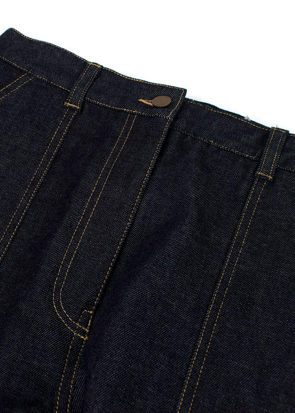 Diane von Furstenberg Red Side Panel Denim Jeans