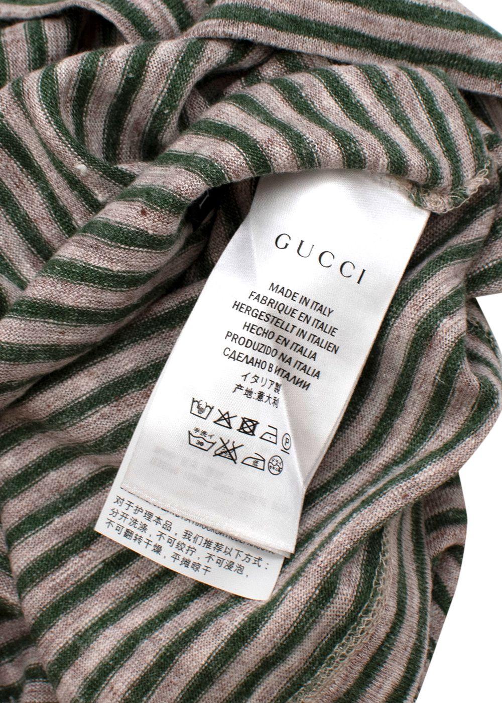 Striped Linen Slub T-Shirt