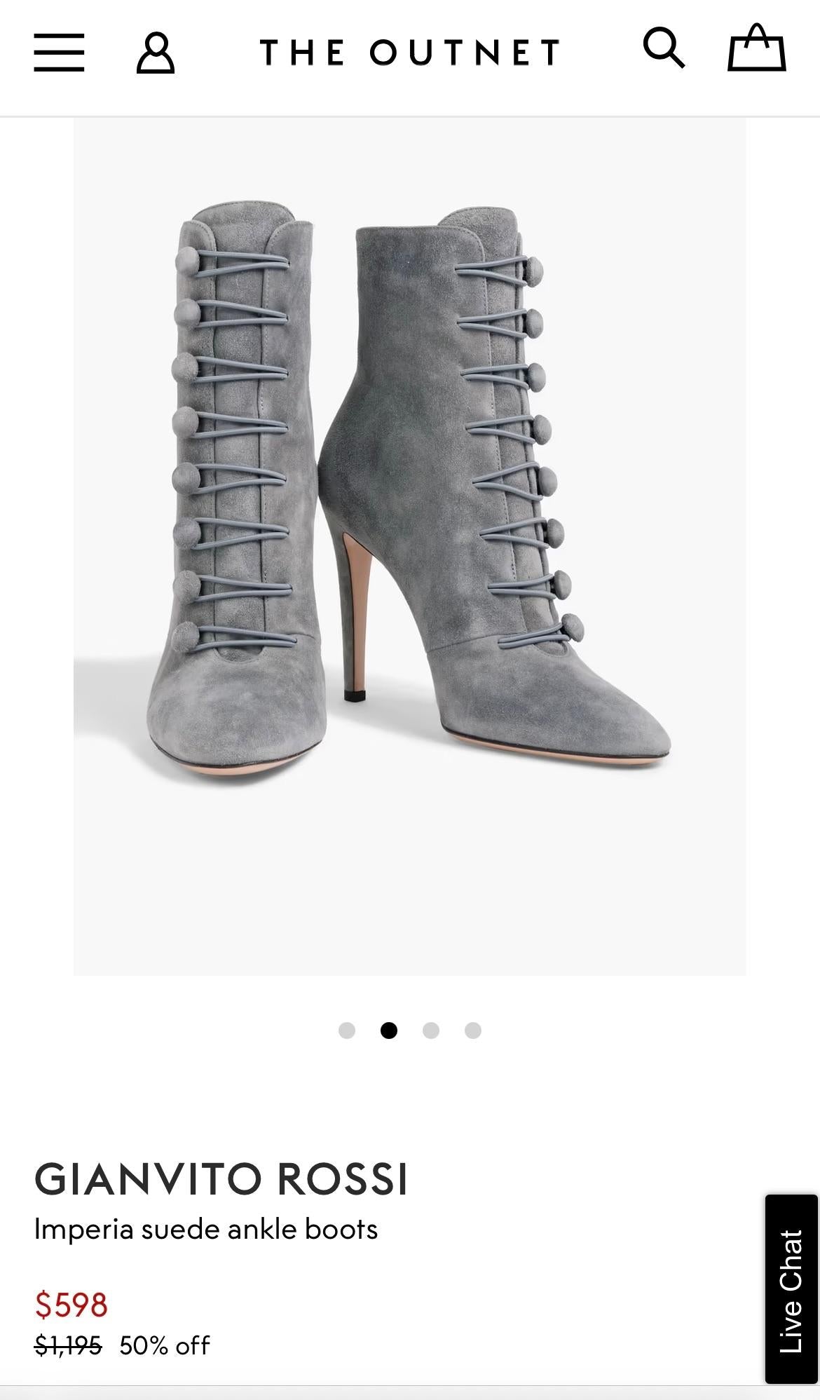 Grey Suede Imperia Ankle Boots