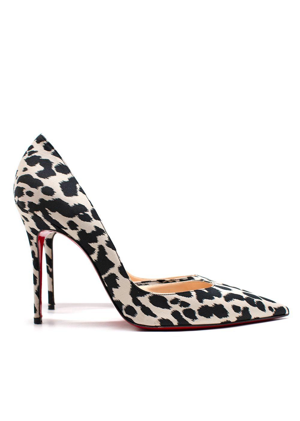 Christian Louboutin Leopard-Print Stiletto Heels