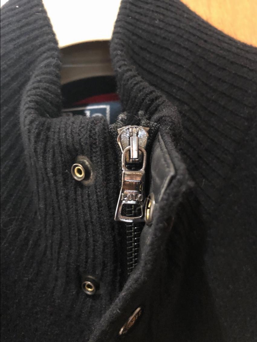 Polo Ralph Lauren Zip Front Wool Jacket