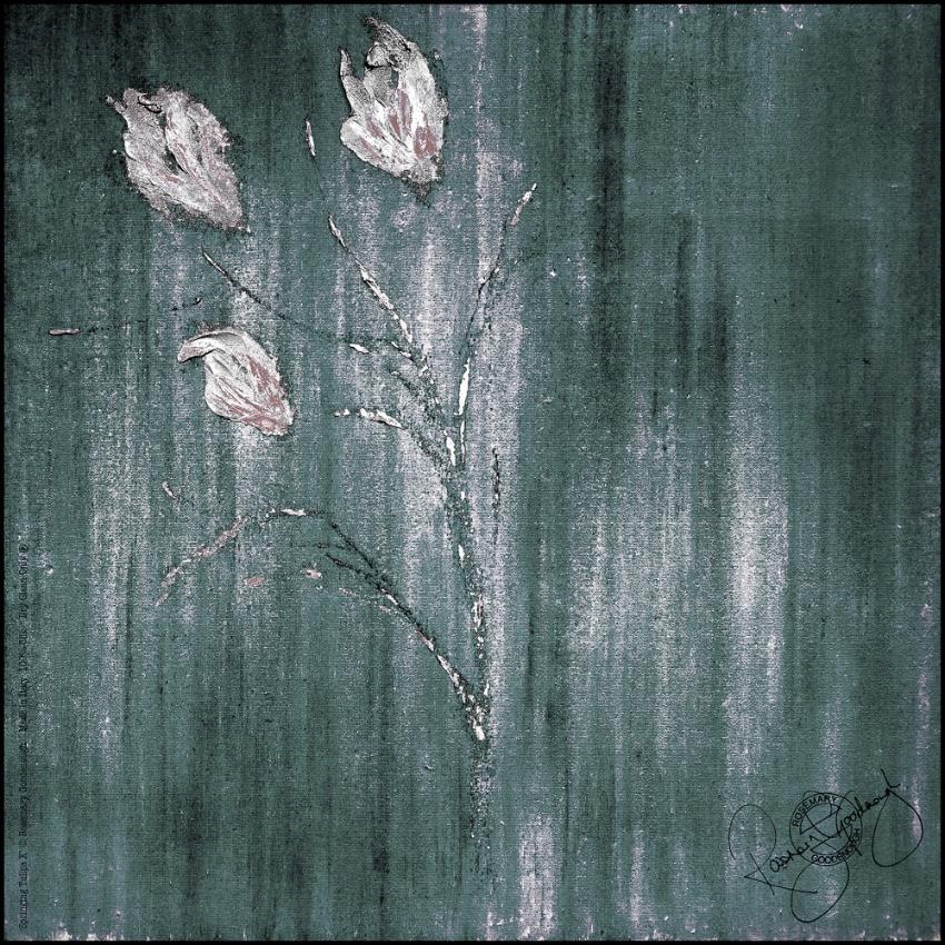 Rosemary Goodenough Springing Tulips X Silk Scarf
