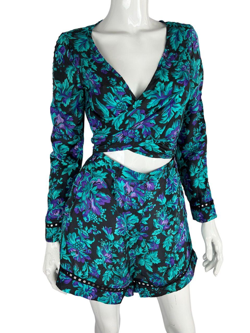 Zimmermann Multicoloured Silk Playsuit