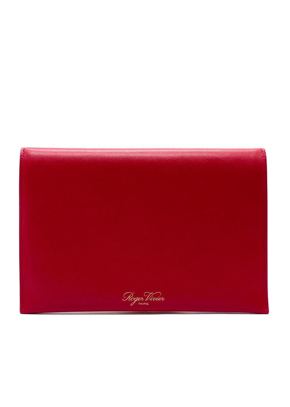 Roger Vivier Red Envelope Clutch