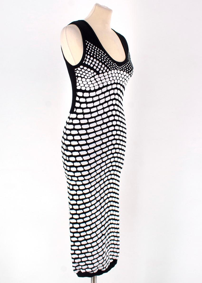 Artelier Nicole Miller Monochrome Knit Midi Dress