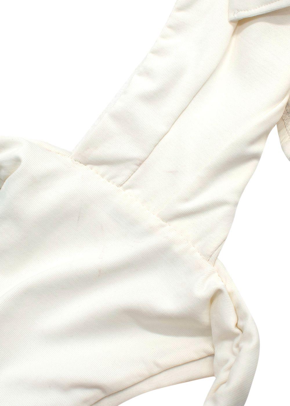Melissa Odabash Cream Cut Out Tobago Swimsuit