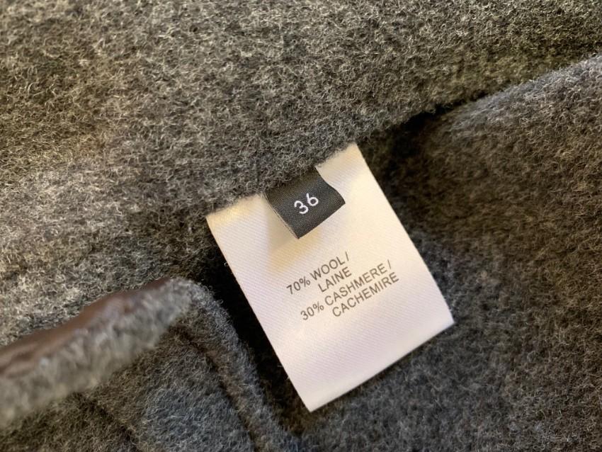 Joseph Grey Wool & Cashmere Coat